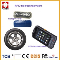 Vanch VT-101B (Autocollant interne) Étiquette UHF pour pneu, antivol, gestion des pneus de camion, patch interne/extérieur, étiquette RFID UHF