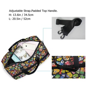 Custom Logo Travel Equipment Unisex Multi-function Water Resistant Gym Bag Duffel Bag Sport Overnight Bag - Product Image 4