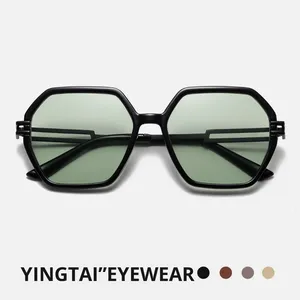 Óculos de Sol UV400 de Proteção em Estoque para Atacado - Óculos de Sol Grandes de Luxo de Alta Qualidade para Homens e Mulheres em Formato Retangular - Product Image 5