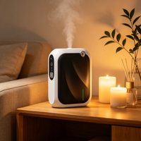 Diffuseur d'arômes intelligent électrique portable pour la maison, avec contrôle par application, capacité de 101 à 200 ml, construction en ABS + métal