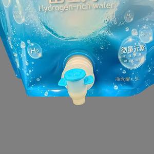 Custom Printing 5L Food Grade Material Hydrogen-rich <b>Water</b> Coffee <b>Water</b> Liquid Beverage Stand Up <b>Pouch</b> With Vitop Spout <b>Pouch</b> - Product Image 3