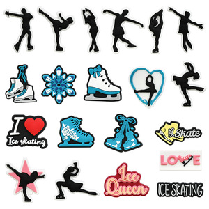 Decoraciones de Zapatos Desmontables de Goma Suave para Niños, Hebillas para Zapatos, Adornos para Zapatillas, Dijes para Zapatos de Patinaje Artístico - Product Image 1