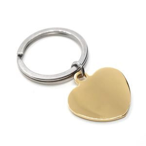 Customizable Keychain Design Stainless Steel Key Chain Personalizado DIY Laser Metal Keychain - Product Image 1