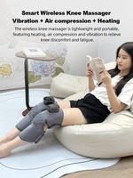 Fabrik preis Touch Lcd Bildschirm 3 In 1 Knie kompression massage gerät Knies ch merzen Massage Vibrator Luft kompression Knie massage gerät