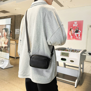 Designer Leather Crossbody Bag Cell <b>Phone</b> <b>Purse</b> Luxury Leather Messenger Bag Genuine Leather Shoulder Bag for Men - Product Image 6