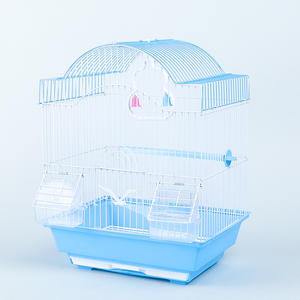 Fabriek Die Rechtstreeks Draagbare Kooifokvogelkooien Huisdierpapegaai Kanariekooi Buiten Metaal Verkoopt - Product Image 3