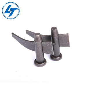 Accessoires de coffrage en aluminium LT Concrete, attache murale complète avec cale incurvée et droite - Product Image 2