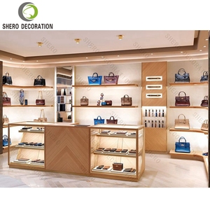 ตู้โชว์รองเท้าและกระเป๋าถือสำหรับร้านบูติก ตู้โชว์กระเป๋าหนังสำหรับร้านค้าปลีก - Product Image 4