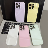 Casing HP All Inclusive Berbahan Kaca Temper untuk iPhone 17 16 15 14 13 12 11 Pro Max, Pelindung Kamera, Desain Sederhana