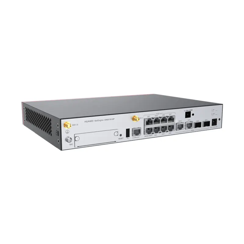 AR651W-8P 2*GE combo WAN 8*GE LAN PoE+  1*USB2.0 802.11b/g/n/ac 2*2MIMO 1*MIC slot Enterprise router