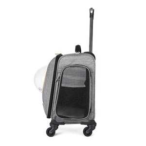 Ligero ajustable transpirable cápsula Pet maleta Trolley con burbujas de ventana - Product Image 4