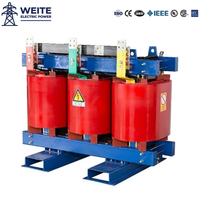 Transformateur d'isolement à résine coulée sec triphasé en cuivre CE, 100 kVA, 50 kVA, 200 kVA, 380 V, 440 V, élévateur/abaisseur 10 kV, 20 kV
