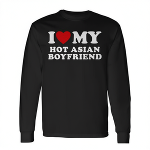 Camiseta de manga larga I Love My Hot Asian Boyfriend - Product Image 2