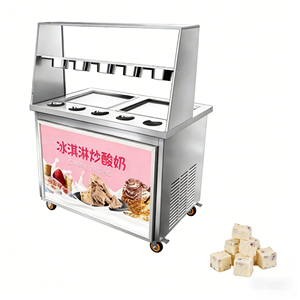 Máquina comercial de helados callejeros resistente a la intemperie para exteriores con iluminación de alta visibilidad y base de ruedas duradera incluida - Product Image 2