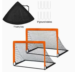 But de football pour enfants, portable, pliable, filet d'entraînement mobile pour les matchs de football en intérieur et en extérieur pour les tout-petits - Product Image 2