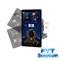 Écran rotatif vertical 13,3'' avec navigation GPS, Carplay, Android Auto, DSP, 1Din 2Din, pour lecteur radio TV USB