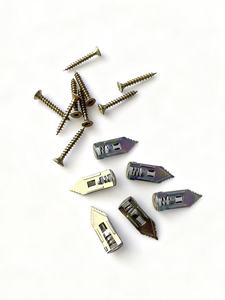 Kit d'ancres pour cloisons sèches en acier <span class=keywords><strong>au</strong></span> carbone, vis autoperceuses à marteau, ancres autoperceuses DIN galvanisées pour fixation murale sur plaques de plâtre - Product Image 4