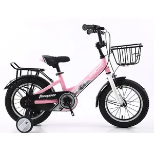 批发工厂便宜12 14 16 18英寸循环便携式女孩男孩儿童自行车3-9年