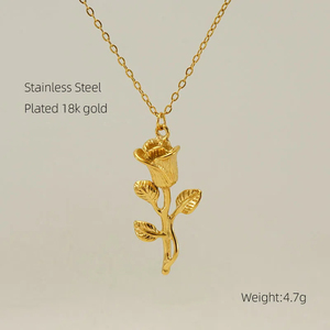 Colgante de fruta Durian de alta calidad para mujer, collar de oro sin deslustre, abalorio de flores para niñas, joyería de moda, venta al por mayor - Product Image 6