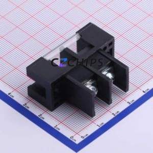 KF27S-11.0-2P Barrier Terminal Block P=11mm Connector ( Barrier Type: With Cover Plate )( Pitch: 11mm )( Construction: 1x2P ) - Product Image 2