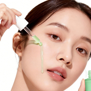 เซรั่มบำรุงผิวหน้าสูตรอ่อนโยน สารสกัดใบบัวบกและกรดอะซีเลอิก บรรจุขวดสีเขียว ขายส่ง รับผลิตแบรนด์ส่วนตัว ซ่อมแซมผิว - Product Image 2