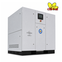 Compresseur d'air à spirale sans huile personnalisé avec alimentation CA, puissance 3,7-30 kW, réservoirs d'air 300L/500L pour projets industriels