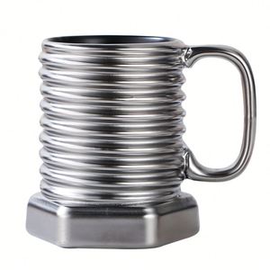 Novedosa Taza con Recubrimiento Metálico, Taza de Café para Oficina, Regalo Empresarial, Color Sólido Mate, Protección Ambiental, Regalo Publicitario Promocional - Product Image 2