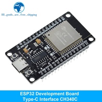 TZT ESP32 Papan Pengembangan 30Pin Nirkabel WiFi Bluet Ooth 2 In 1 Dual Core CPU Konsumsi Daya Rendah ESP-WROOM-32 CH340C Tipe C