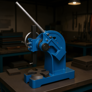 Prensa manual Fervi de 10 toneladas para conformado y corte de metales - Product Image 3