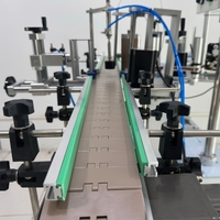 Machine d'impression d'étiquettes de bouteilles d'eau rondes automatiques d'origine, imprimante pneumatique d'étiquettes en rouleau, machine d'étiquetage de bouteilles avec convoyeur