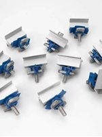 Kit de fixation pour panneaux solaires en aluminium, collier de serrage en Z pour fixation intermédiaire/finale 40-80 mm, matériel de montage PV