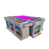 Table de jeu de pêche Qianmen de luxe haute définition, durable et de bonne qualité, écran 55 pouces, 8 joueurs, blanche, pour machine de jeu d'arcade IGS