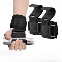 Gancho de levantamiento de pesas antideslizante Spremium Par de correas Levantamiento de pesas Deadlift Chin Pull up y ejercicio Fitness Hook Training