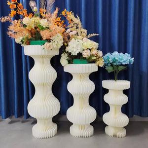 Juego de 3 Piezas de Decoración de Mesa de Papel Plegable Romántico de Lujo, Marca <span class=keywords><strong>Moka</strong></span>, para Bodas, Eventos, Fiestas, Baby Shower - Product Image 4