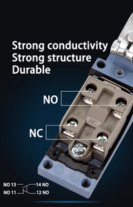 Interrupteur de voyage 10A 380V TZ-8167 à ressort hélicoïdal flexible, mini interrupteur de fin de course <span class=keywords><strong>vertical</strong></span>, niveau IP65, tension Vac - Product Image 4