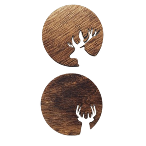 Taza de café y té para bebidas, posavasos de madera en blanco liso de nogal para bebidas, posavasos de madera de Acacia Natural, soporte para taza de té de madera maciza - Product Image 4