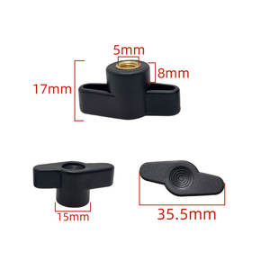 صمولة إبهام على شكل Z مقبض نجمة إبهام مكسرات بلاستيكية من البلاستيك مقبض M5 M6 - Product Image 4