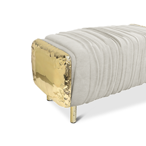 Sofá Minimalista Italiano, Puff Moderno Simples, Banco para Troca de Sapatos, Banco Longo, Banco de Luxo para o Pé da Cama, Conjunto de Banquetas de Designer - Product Image 4