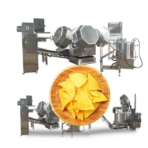 Automatische Doritos Bugels Pellet Chips Maken Machine Dubbele Schroef Extruder Gefrituurd Voedsel Nieuwe Staat Kern Motor Voedingswinkels