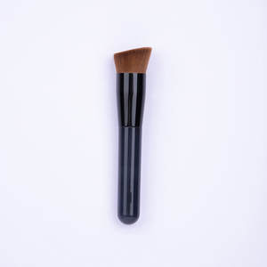<span class=keywords><strong>DUcare</strong></span> Base de Maquillaje y Corrector 2 Piezas, Brocha Kabuki para Contorno y Bronceador con Mango de Madera, Brocha de Nylon Sintético para Mezclar Maquillaje Líquido y Polvo Mineral - Product Image 3