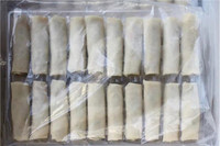 Rollos de primavera congelados, verduras convenientes para comidas rápidas y fáciles