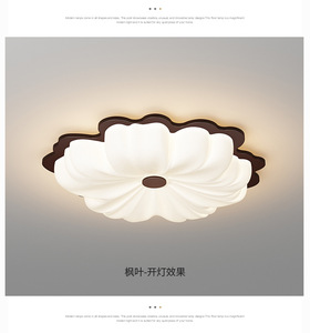 Lustre LED Moderne DJJLight en Forme de Fleur, Base Métallique, Abat-jour en Papier, Montage en Surface, Blanc Chaud Doux 3500K, IRC 80 pour Salon - Product Image 5