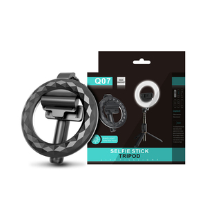 <span class=keywords><strong>Q07</strong></span> Perche à <span class=keywords><strong>selfie</strong></span> multifonction avec lumière annulaire LED pour diffusion en direct, maquillage, photographie, télécommande sans fil, trépied pour perche à <span class=keywords><strong>selfie</strong></span> - Product Image 5