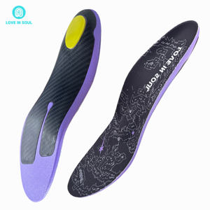 Plantillas absorbentes de golpes y de alta elasticidad Plantillas de fibra de carbono Ortesis de soporte de arco fuerte para plantillas de metatarsalgia - Product Image 2