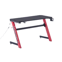 Mesa de videojuegos de 90 Cm, juegos de Arcade Retro, Juegos de ordenador, 10 esterillas de laboratorio, ordenadores rojos, escritorios esquineros baratos