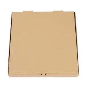 Caja de papel corrugado para llevar 10 12 14 15 16 18 pulgadas caja de pizza corrugada cuadrada con logotipo