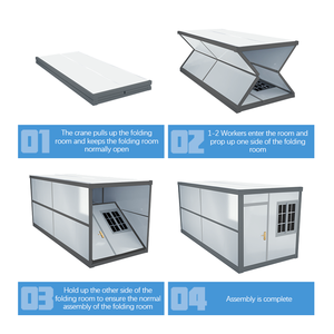 Installazione rapida prefabbricata casa contenitore pieghevole casa temporanea casa contenitore modulare prefabbricata pieghevole casa - Product Image 4