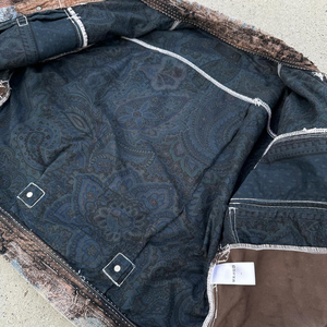 Giacca in Denim da <span class=keywords><strong>Uomo</strong></span> Senza Tasse Doganali USA, Giacca da Lavoro in Jeans di Alta Qualità, Giacca Casual OEM in Cotone Effetto Vissuto Stile Streetwear - Product Image 5