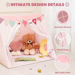 Tienda <span class=keywords><strong>de</strong></span> campaña infantil con forma <span class=keywords><strong>de</strong></span> <span class=keywords><strong>castillo</strong></span> <span class=keywords><strong>de</strong></span> princesa, casa triangular <span class=keywords><strong>de</strong></span> ensueño para niñas, tienda <span class=keywords><strong>de</strong></span> campaña <span class=keywords><strong>de</strong></span> princesa para dormitorio <span class=keywords><strong>de</strong></span> niñas - Product Image 4