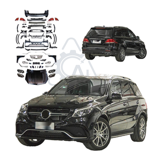 <span class=keywords><strong>2022</strong></span> nouveau modèle GLE63 <span class=keywords><strong>AMG</strong></span> Facelift Kit de carrosserie pour mercedes-benz classe ML W164 <span class=keywords><strong>GLE</strong></span> W166 Uprade pare-chocs avant et arrière Runde Designght - Product Image 1